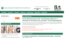 Desktop Screenshot of gesundheitsberater-berlin.de
