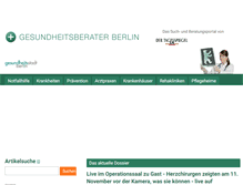 Tablet Screenshot of gesundheitsberater-berlin.de